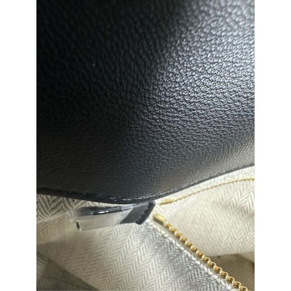 NWOT TORY BURCH KIRA SMALL CHEVRON BAG IN BLACK - Picture 15 of 16